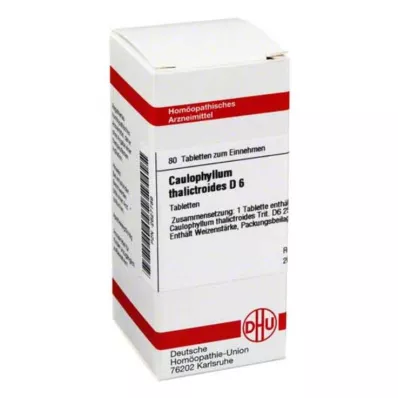 CAULOPHYLLUM THALICTROIDES D 6 tabletti, 80 tk
