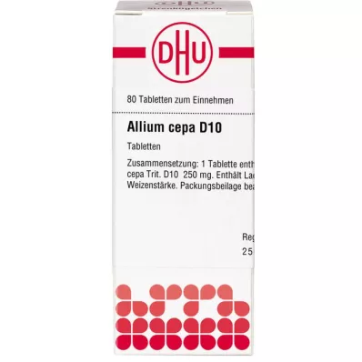 ALLIUM CEPA D 10 tabletti, 80 tk