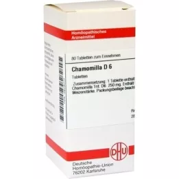 CHAMOMILLA D 6 tabletti, 80 tk