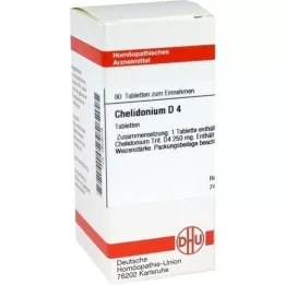 CHELIDONIUM D 4 tabletti, 80 tk