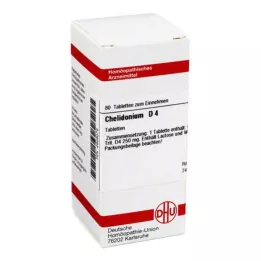 CHELIDONIUM D 4 tabletti, 80 tk