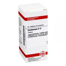 CHELIDONIUM D 12 tabletti, 80 tk
