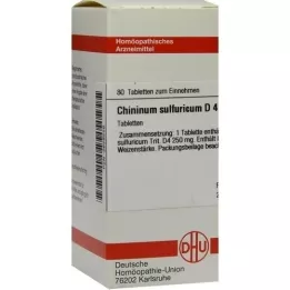 CHININUM SULFURICUM D 4 tabletti, 80 tk