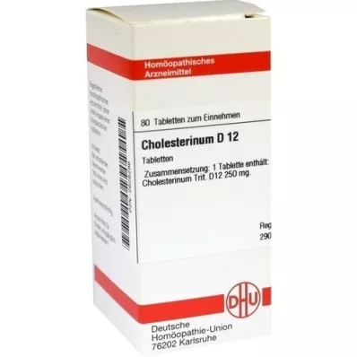 CHOLESTERINUM D 12 tabletti, 80 tk