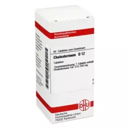 CHOLESTERINUM D 12 tabletti, 80 tk