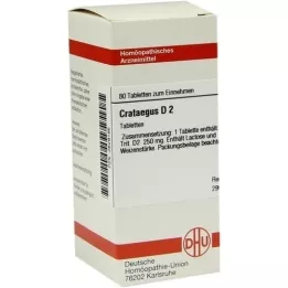 CRATAEGUS D 2 tabletti, 80 tk