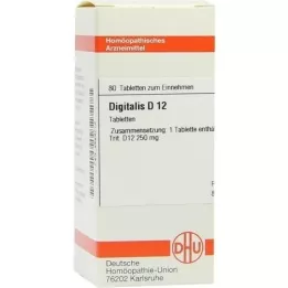 DIGITALIS D 12 tabletti, 80 tk