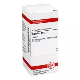 DIGITALIS D 12 tabletti, 80 tk