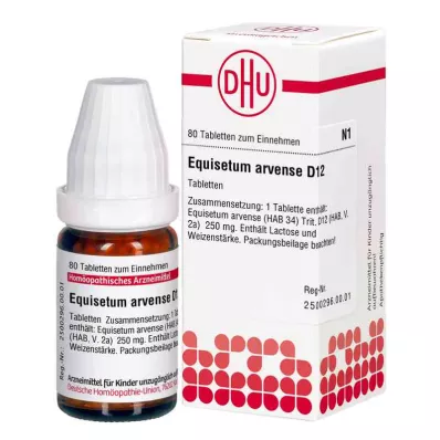 EQUISETUM ARVENSE D 12 tabletti, 80 tk