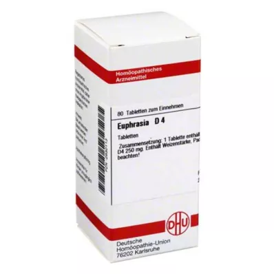 EUPHRASIA D 4 tabletti, 80 tk