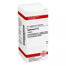 EUPHRASIA D 12 tabletti, 80 tk