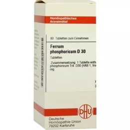 FERRUM PHOSPHORICUM D 30 tabletti, 80 tk