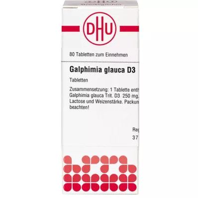 GALPHIMIA GLAUCA D 3 tabletti, 80 tk
