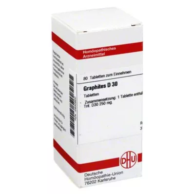 GRAPHITES D 30 tabletti, 80 tk