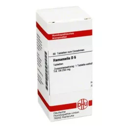HAMAMELIS D 6 tabletti, 80 tk
