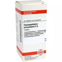 HARPAGOPHYTUM PROCUMBENS D 6 tabletti, 80 tk