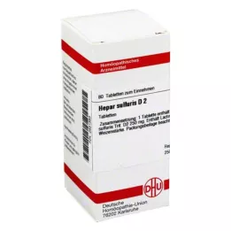 HEPAR SULFURIS D 2 tabletti, 80 tk