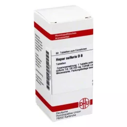 HEPAR SULFURIS D 8 tabletti, 80 tk