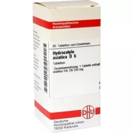 HYDROCOTYLE asiatica D 6 tabletti, 80 tk