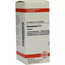 HYOSCYAMUS D 4 tabletti, 80 tk