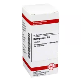 HYOSCYAMUS D 4 tabletti, 80 tk
