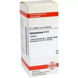 HYOSCYAMUS D 12 tabletti, 80 tk