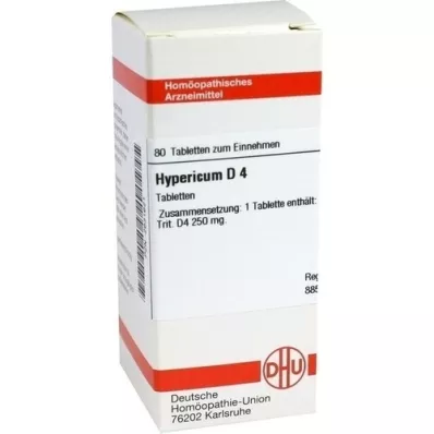 HYPERICUM D 4 tabletti, 80 tk