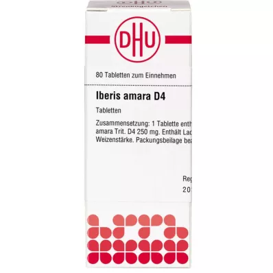 IBERIS AMARA D 4 tabletti, 80 tk