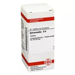 IPECACUANHA D 6 tabletti, 80 tk
