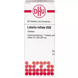LOBELIA INFLATA D 30 tabletti, 80 tk