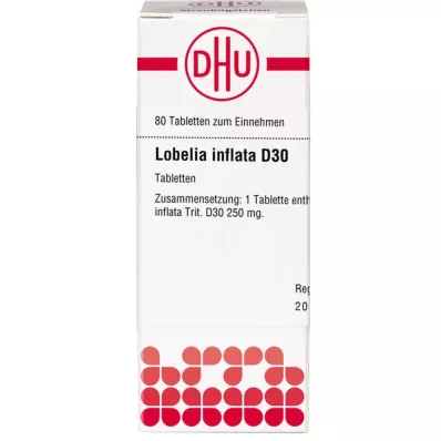 LOBELIA INFLATA D 30 tabletti, 80 tk