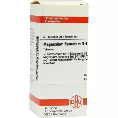 MAGNESIUM FLUORATUM D 4 tabletti, 80 tk