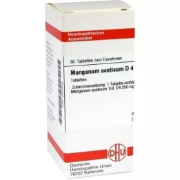 MANGANUM ACETICUM D 4 tabletti, 80 tk