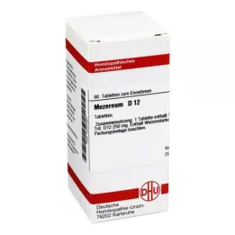 MEZEREUM D 12 tabletti, 80 tk