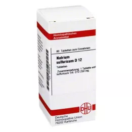 NATRIUM SULFURICUM D 12 tabletti, 80 tk