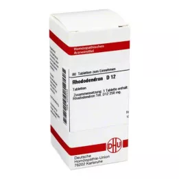 RHODODENDRON D 12 tabletti, 80 tk