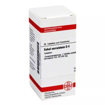 SABAL SERRULATUM D 4 tabletti, 80 tk