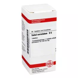 SABAL SERRULATUM D 6 tabletti, 80 tk