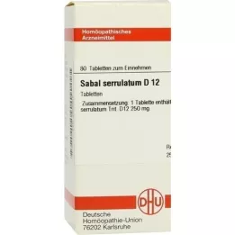 SABAL SERRULATUM D 12 tabletti, 80 tk