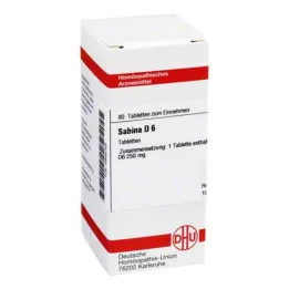 SABINA D 6 tabletti, 80 tk