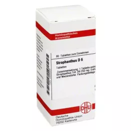 STROPHANTHUS D 6 tabletti, 80 tk