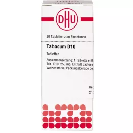 TABACUM D 10 tabletti, 80 tk