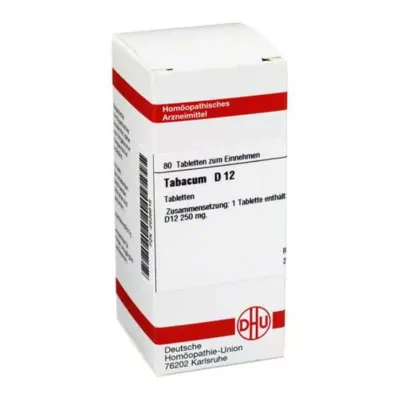 TABACUM D 12 tabletti, 80 tk