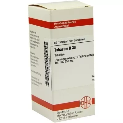 TABACUM D 30 tabletti, 80 tk