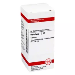 VALERIANA D 12 tabletti, 80 tk