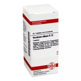 VERATRUM ALBUM D 12 tabletti, 80 tk