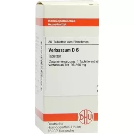 VERBASCUM D 6 tabletti, 80 tk