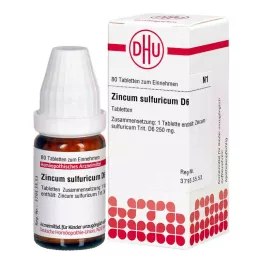 ZINCUM SULFURICUM D 6 tabletti, 80 tk
