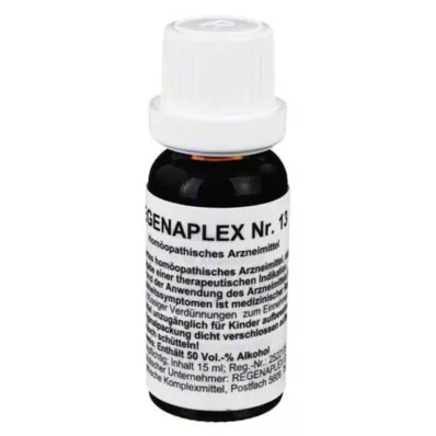 REGENAPLEX nr.13 tilgad, 15 ml REGENAPLEX nr.13 tilgad, 15 ml