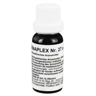 REGENAPLEX nr.27 a tilgad, 15 ml REGENAPLEX nr.27 a tilgad, 15 ml